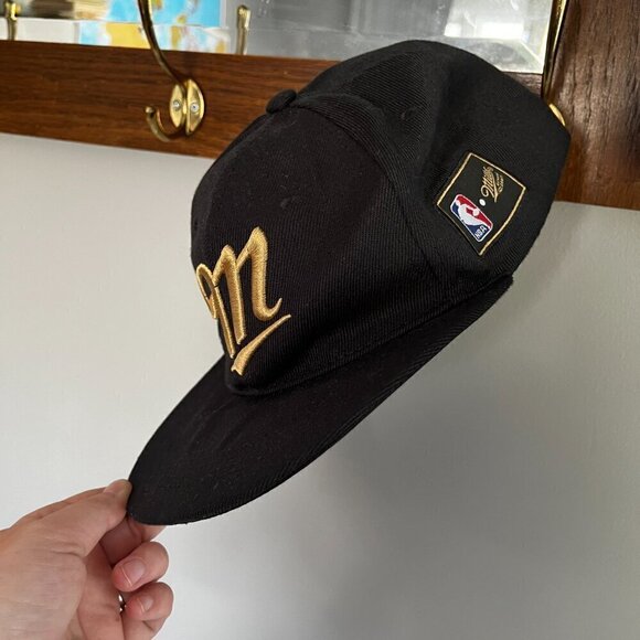 NBA Miller Black Polyester Snap back Hat Basketball - Picture 3 of 8